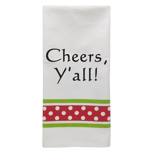 Wild Hare Bistro Towel Cheers Y'all