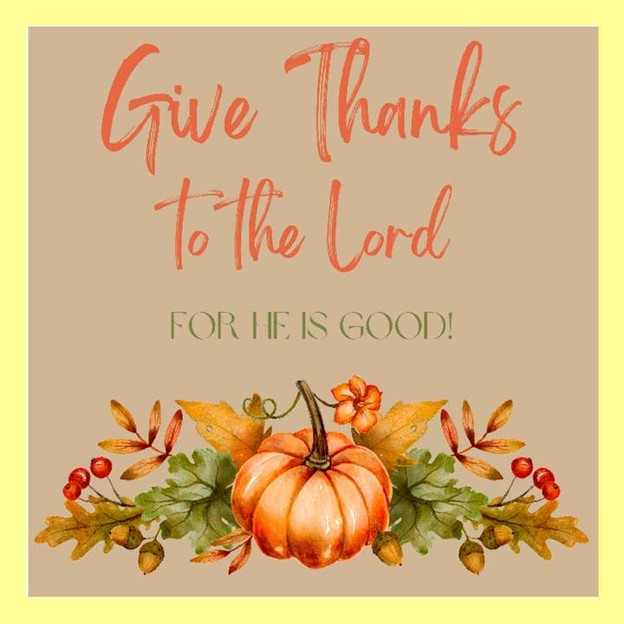 Give Thanks To the Lord Square Pillow Swap