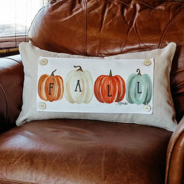 Fall Pumpkin Pastel Pillow Swap