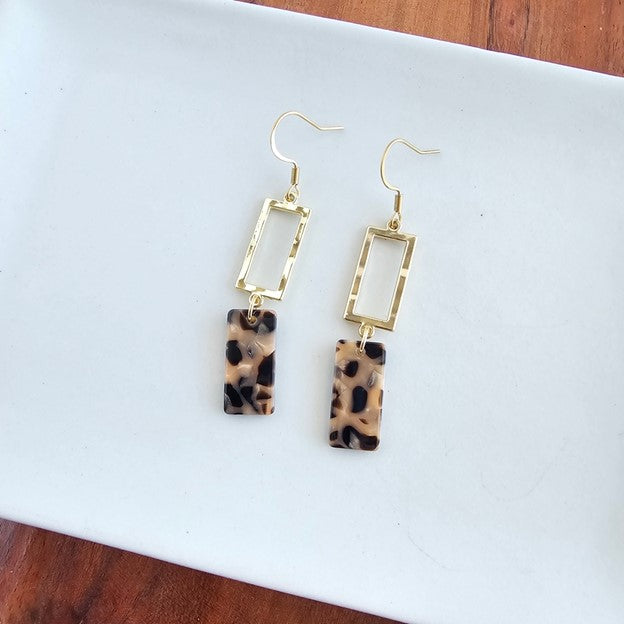 Raya Earrings - Cheetah Fall