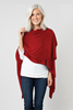 Bordeaux Cardi Wrap Red