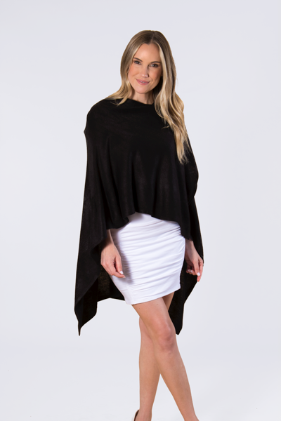 Bordeaux Cardi Wrap Black