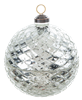 Faceted Glass Ornament Trinket Box with Place Card Holder