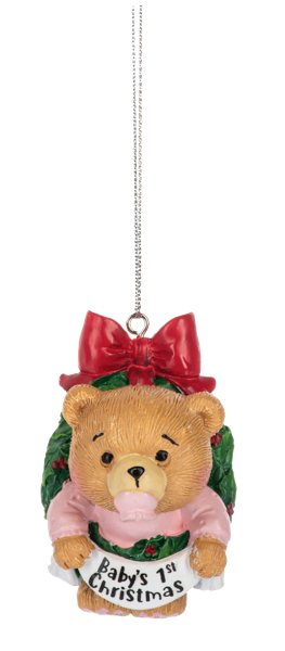 Baby's First Christmas Bear Ornament