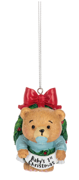 Baby's First Christmas Bear Ornament