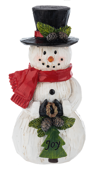 Wood Cut Snowman