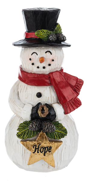 Wood Cut Snowman