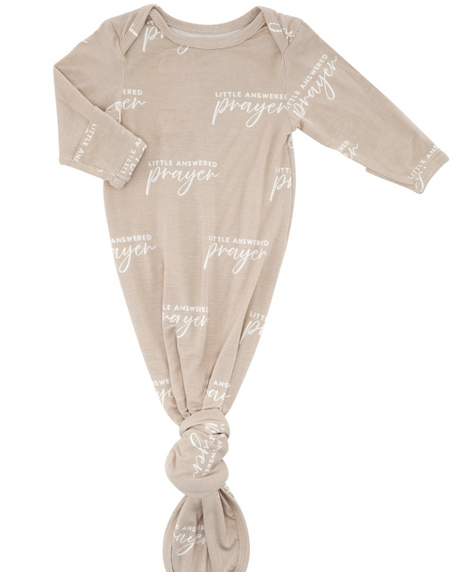 Knotted Gown-Answered Prayer 0-3 months