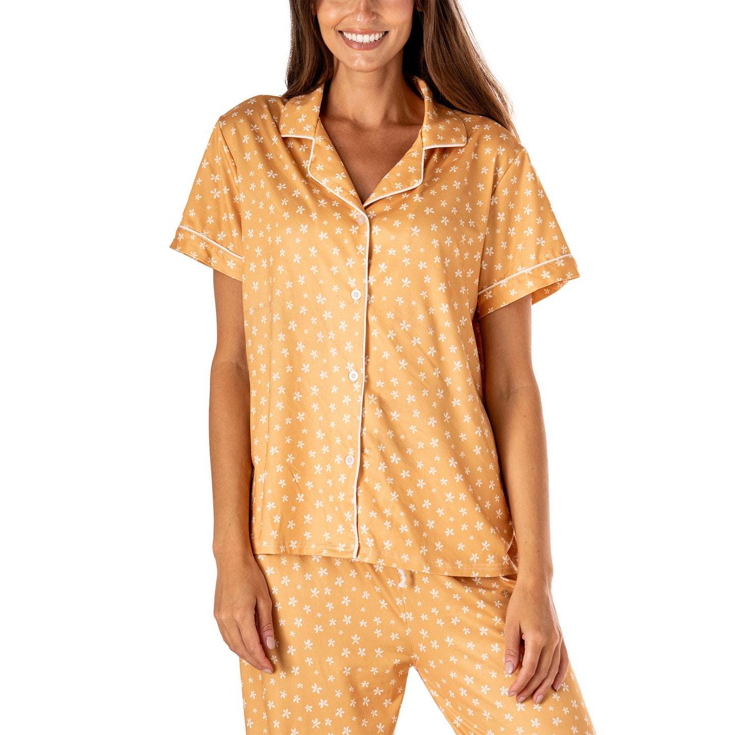 Hello Mello Breezy Does It Collection Mellow Yellow Lounge Top