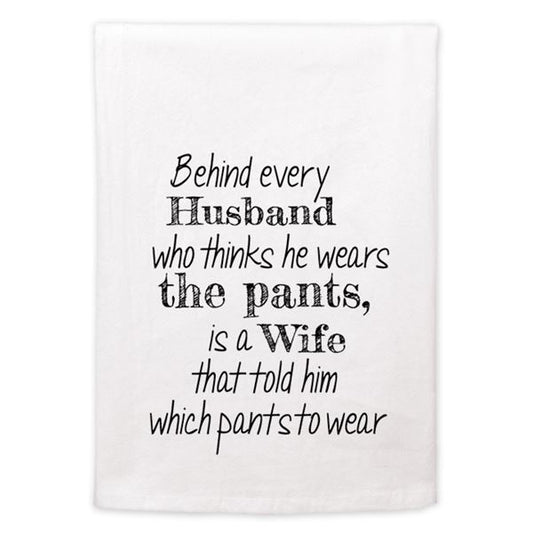 Kitchen Towel Behind Every Husband