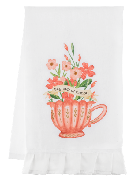 Teatime Floral Tea Towels