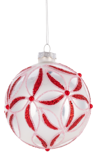 Peppermint Ball Ornament