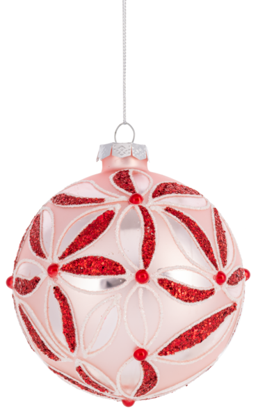 Peppermint Ball Ornament