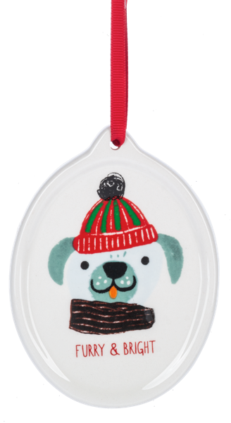 Snowy Pup Ornament