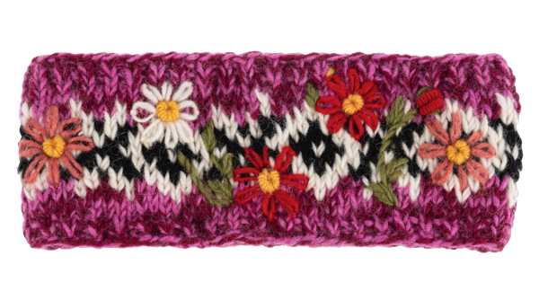 Embroidered Winter Headbands