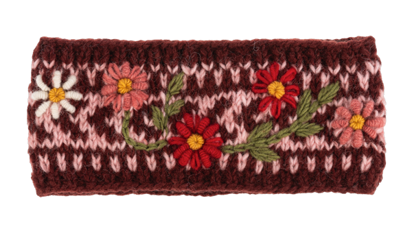 Embroidered Winter Headbands