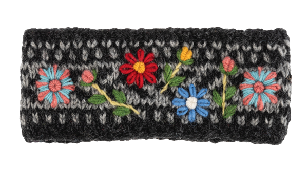Embroidered Winter Headbands