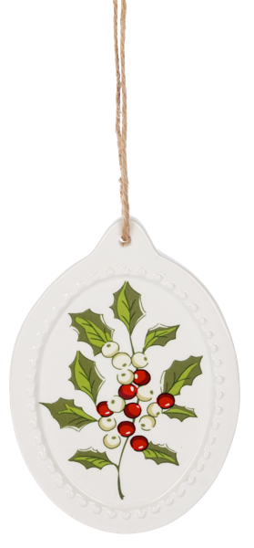 Botanical Disk Ornament