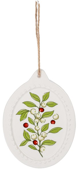 Botanical Disk Ornament