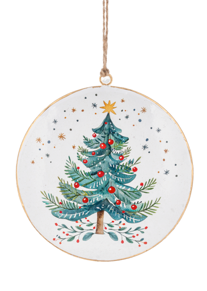 Scandi Disk Ornaments