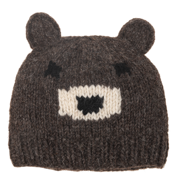 Knit Embroidered Woodland Animal Youth Winter Hats