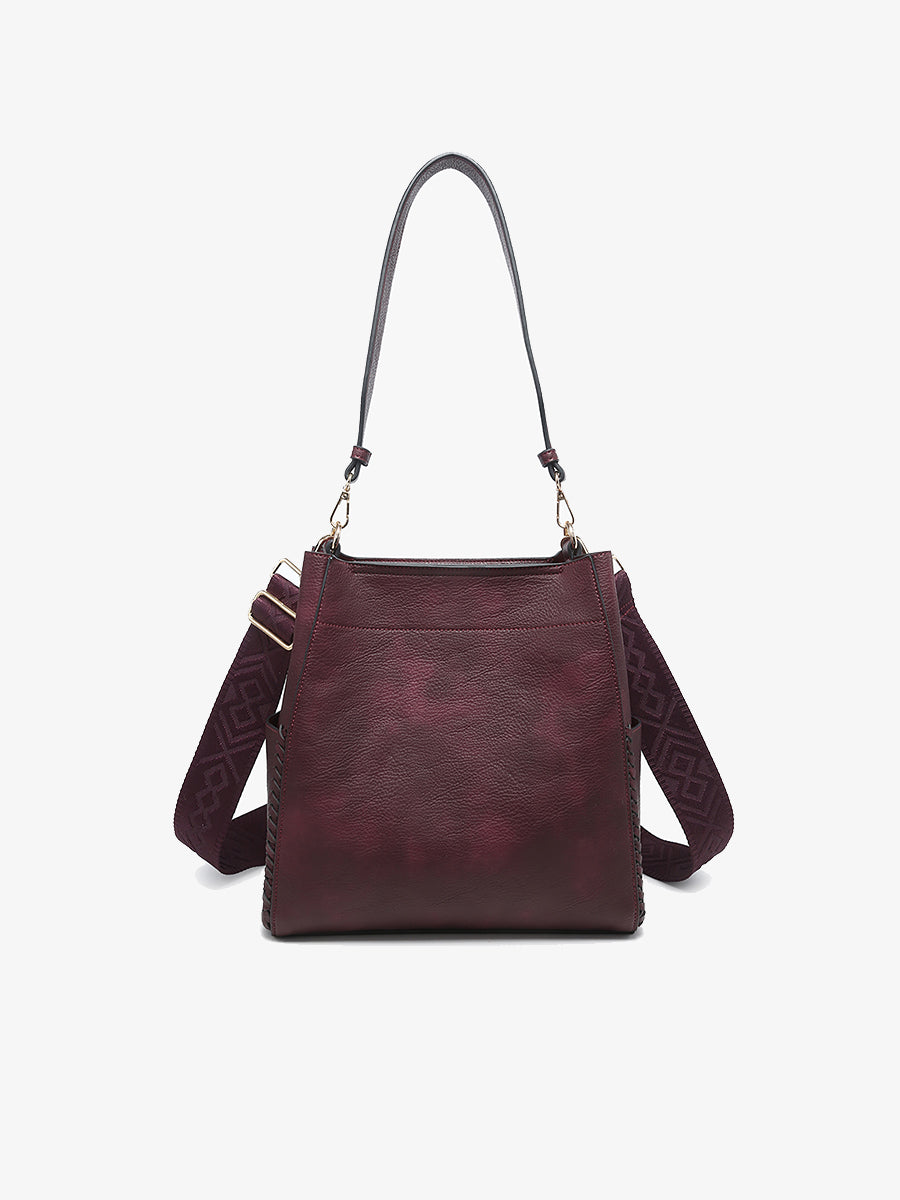 Jen & Co. Penny Bucket Bag with Guitar Strap