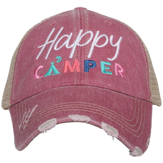 Katydid Trucker Happy Camper Hat