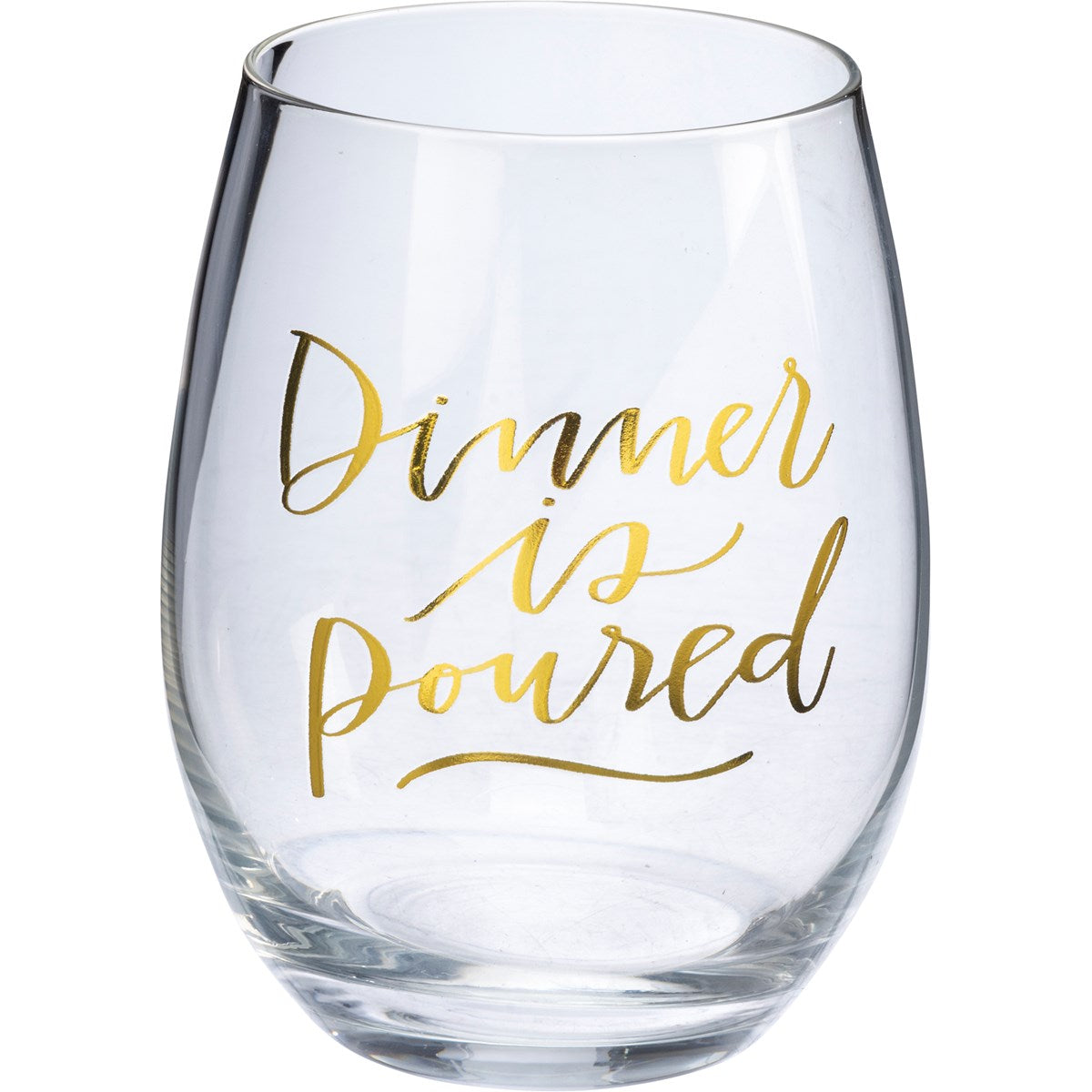 Wine Glass - Dinner Is Poured