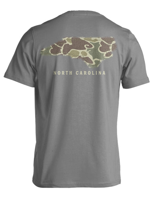 Live Oak Camo State North Carolina Tee Shirt