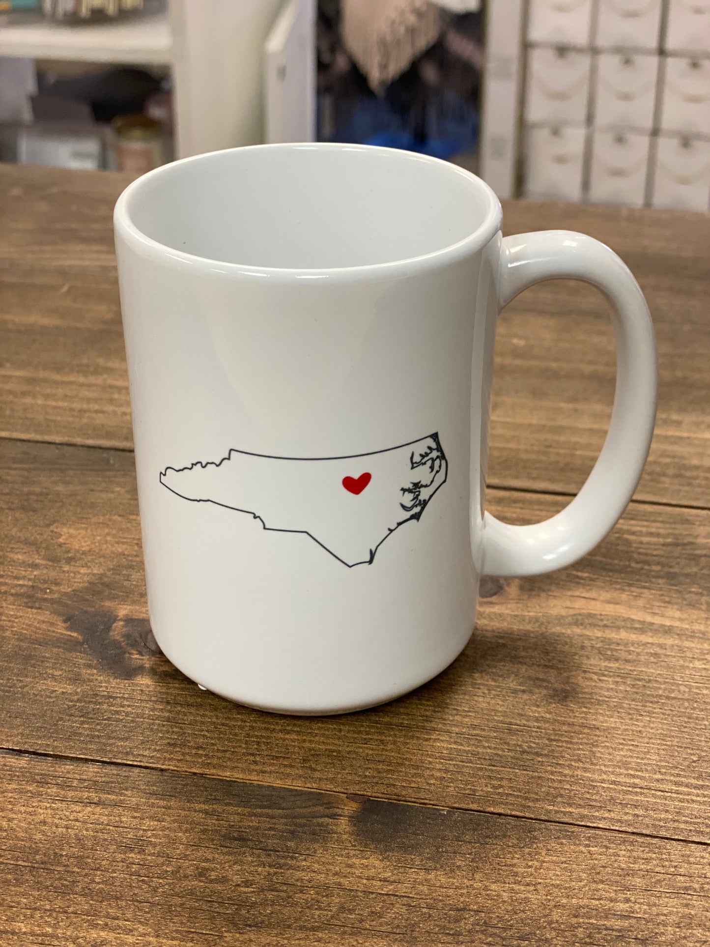 Wake Forest NC Coffee Mug with Heart