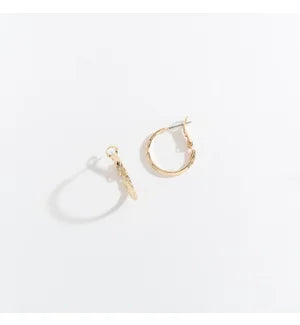 Large Gold Hoop Ear Sense Earrings