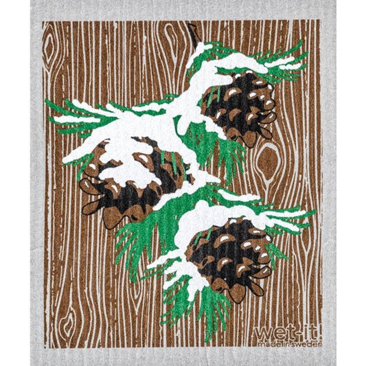 Winter Pine Wet-It Kitchen Cloth