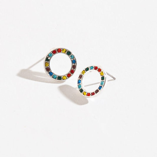 Rainbow Circle Ear Sense Earrings