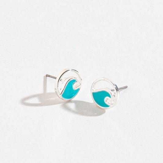 Blue Wave Ear Sense Earrings