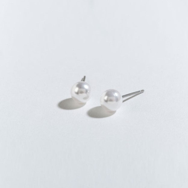 6MM Pearl Ball Ear Sense Earrings