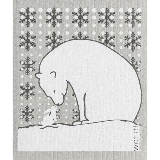 Cuddly Polar Bear Wet-It Kitchen Cloth