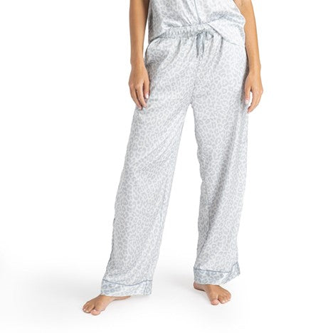Hello Mello Beauty Sleep Satin Feline Sleepy Pajama Pants