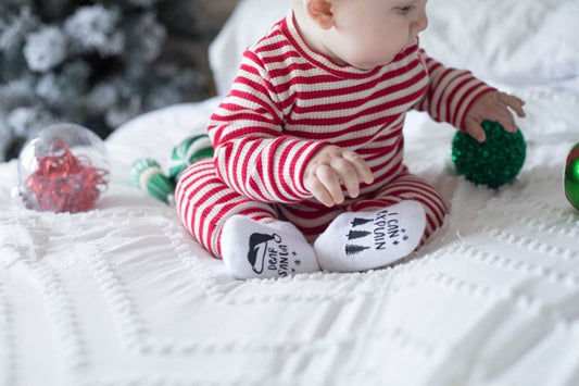 Dear Santa I Can Explain Baby Socks