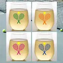 Wine Oh! "Tennis" Shatterproof Wine Glasses