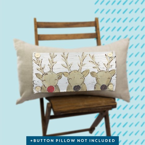 Rudolph and Pals Pillow Swap