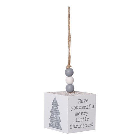 Time Of Year Cube Ornament