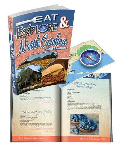Eat & Explore North Carolina Cookbook & Travel Guide