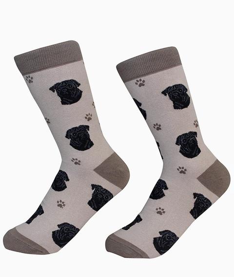 Sock Daddy Pug Black Socks