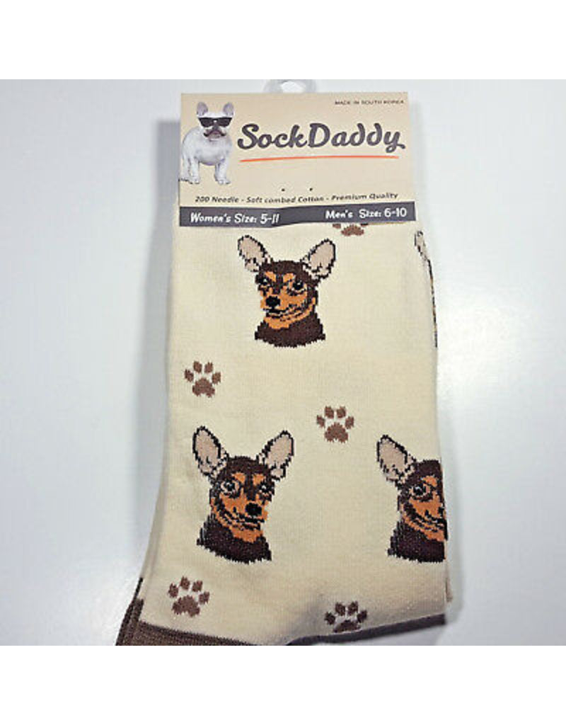 Sock Daddy Fawn Chihuahua Socks
